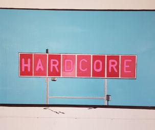 HARDCORE - 60x40 Akryl